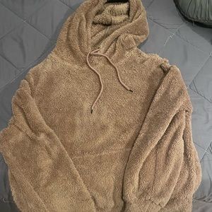 brown hoodie with pockets